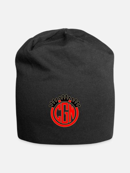 CGN Logo 6 - Jersey Beanie - black