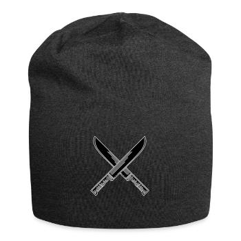 Couteaux - Bonnet en jersey - charbon - Devant