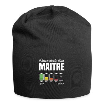 Maitre D'école Pour Fin D'année Scolaire - Bonnet en jersey - noir - Devant