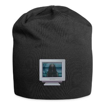 CRT-Design - Das Geistermädchen 1 - Jersey-Beanie - Schwarz - Vorne