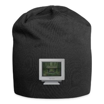 CRT-Design - Der geheimnisvolle Brunnen... - Jersey-Beanie - Schwarz - Vorne