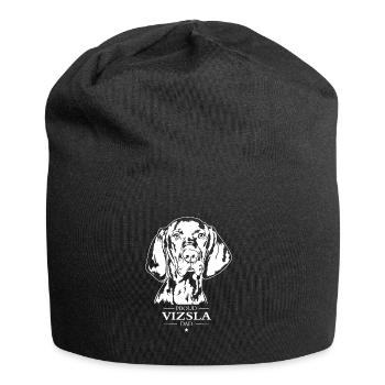 Vizsla Dad Hunde Hund Magyar Vizsla Wilsigns - Jersey-Beanie - Schwarz - Vorne