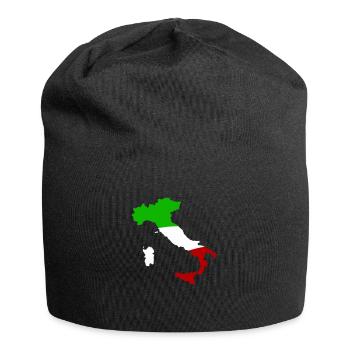 italien land - Jersey-Beanie - Schwarz - Vorne