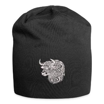 Taureau Tribal - Bonnet en jersey - noir - Devant