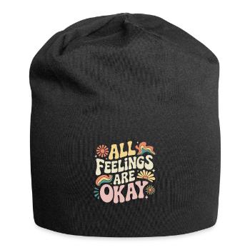 A Saying for Mental Health Awareness - Jersey Beanie - black - Front