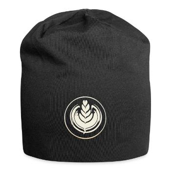 Latte Art Rosetta Latte Art Barista - Jersey Beanie - black - Front