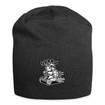 Turtle Racing une caisse à savon - Design « Speed » - Bonnet en jersey - charbon - Devant