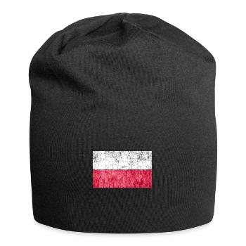 flag poland - Jersey Beanie - black - Front
