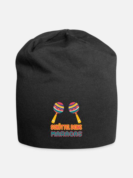Schüttel deine Maracas - Cinco de Mayo - Jersey-Beanie - Schwarz