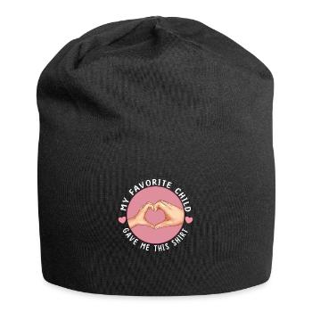 My favorite child gave me this shirt - Muttertag - Jersey-Beanie - Schwarz - Vorne