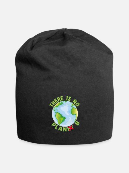 There is no Plan B Earth - Jersey-Beanie - Schwarz