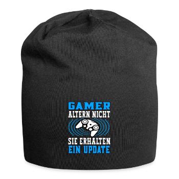 Gamer altern nicht sie erhalten ein Update - Jersey-Beanie - Schwarz - Vorne