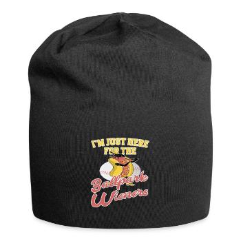 Im just here for the Ballpark wieners Baseball - Jersey-Beanie - Schwarz - Vorne