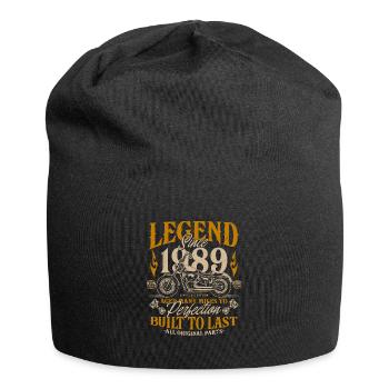 Legend Since 1989 Motorcycle Birthday Gift - Jersey Beanie - black - Front