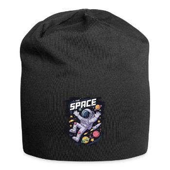The Space Astronaut Space Planets - Jersey Beanie - black - Front