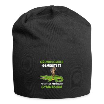 Grundschulabschluss Gymnasium Einschulung 5 Klasse - Jersey-Beanie - Schwarz - Vorne