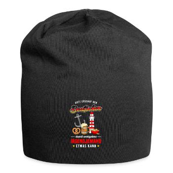 Deutschland Deutscher Deutsches Bier Brezel - Jersey-Beanie - Schwarz - Vorne