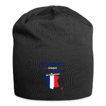 Nationalität Sportmannschaft Fan Frankreich - Jersey-Beanie - Schwarz - Vorne