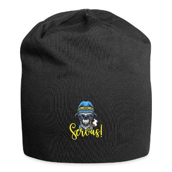 Lausbua Lausbub Lederhosen Trachten - Jersey Beanie - black - Front