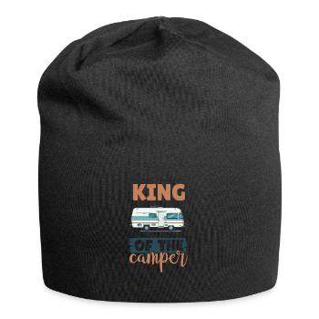 Camping Lover Outdoor RV Camper - Jersey-Beanie - Schwarz - Vorne