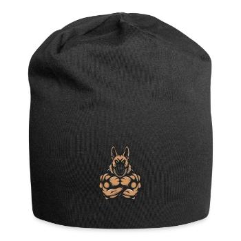 Berger Allemand Chien Muscles Musculation - Bonnet en jersey - noir - Devant