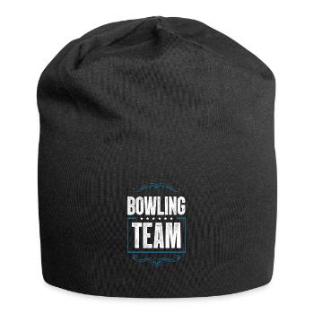Équipe de bowling - Bonnet en jersey - noir - Devant