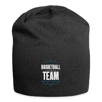 Équipe de basket-ball - Bonnet en jersey - noir - Devant