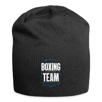 Équipe de boxe - Bonnet en jersey - noir - Devant