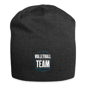 Équipe de volley-ball - Bonnet en jersey - charbon - Devant