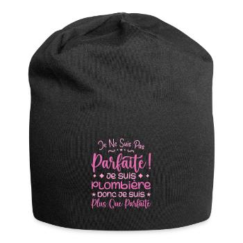 A more than perfect plumber, a dream job - Jersey Beanie - black - Front