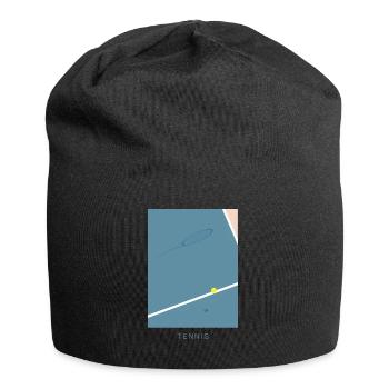 Tennis Art - Jersey-Beanie - Schwarz - Vorne