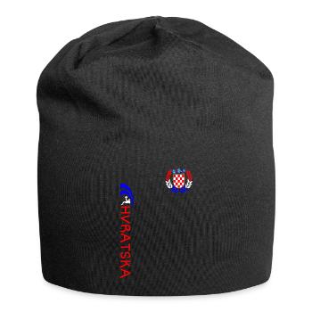 Croatie Football - Bonnet en jersey - noir - Devant
