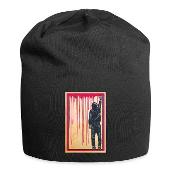 STREET ART - SPRAY BOY Poster - Jersey Beanie - black - Front