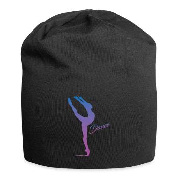 Tanzen Ballett Geschenk Ballerina - Jersey-Beanie - Schwarz - Vorne
