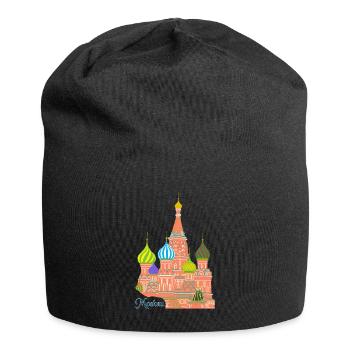 Moscou Cathédrale Basilius - Bonnet en jersey - noir - Devant
