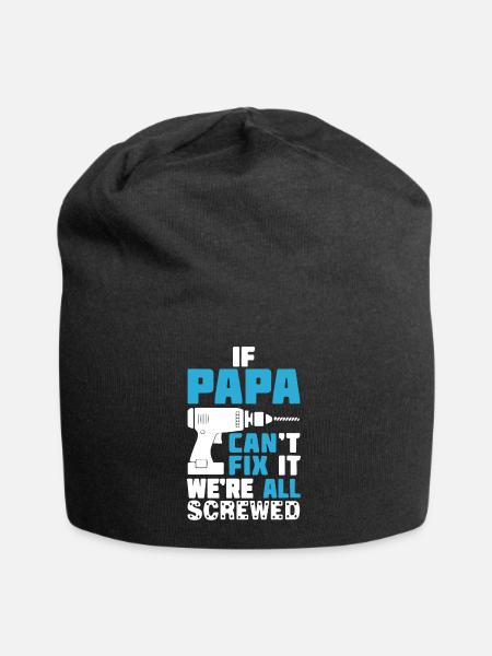 Handwerker - Jersey-Beanie - Schwarz
