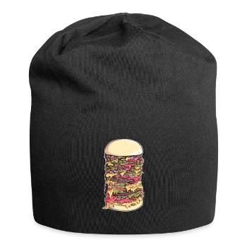 Monster Hamburger - Jersey Beanie - black - Front