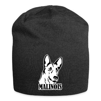 Malinois - Jersey-Beanie - Anthrazit - Vorne