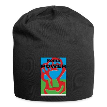 Roma Power RomaLivesMatter - Jersey-Beanie - Schwarz - Vorne