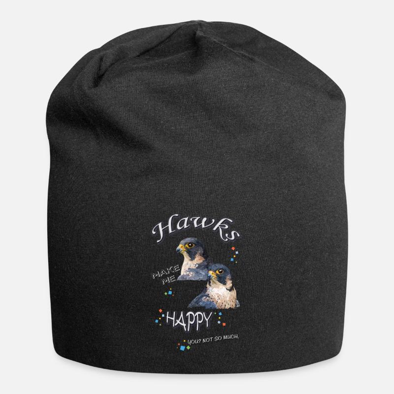 faucon - Bonnet en jersey - noir