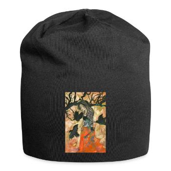 Rabe Hexe Herbst Palette - Jersey-Beanie - Schwarz - Vorne