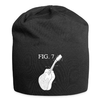 Diagramme de guitare - Guitares Guitar Playercuteblackins - Bonnet en jersey - noir - Devant