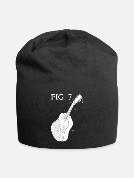 Gitarrendiagramm - Gitarren Gitarre Playercuteblackins - Jersey-Beanie - Schwarz
