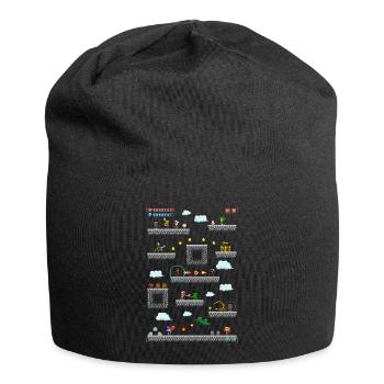 Pixelantasy Spiel - Jersey-Beanie - Schwarz - Vorne