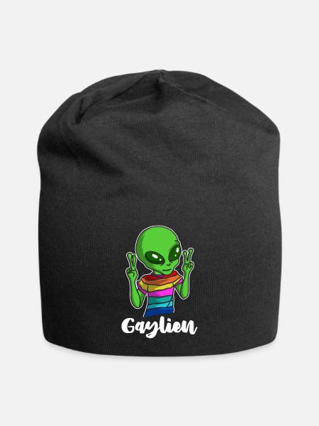 LGBT - Jersey-Beanie - Schwarz