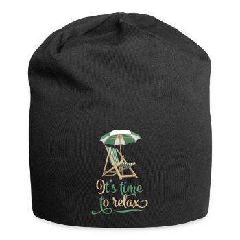 Relax - Jersey Beanie - black - Front