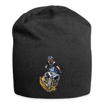 Poster Motocross - Jersey-Beanie - Schwarz - Vorne