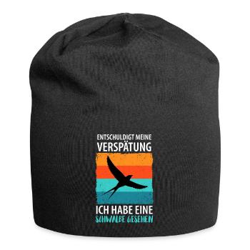 Vögel Vogel Schwalbe - Jersey-Beanie - Schwarz - Vorne