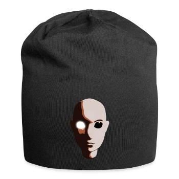 Dunkle und helle Charakterverwandlung - Jersey-Beanie - Schwarz - Vorne