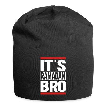 Es ist Ramadan, Bro - Jersey-Beanie - Schwarz - Vorne